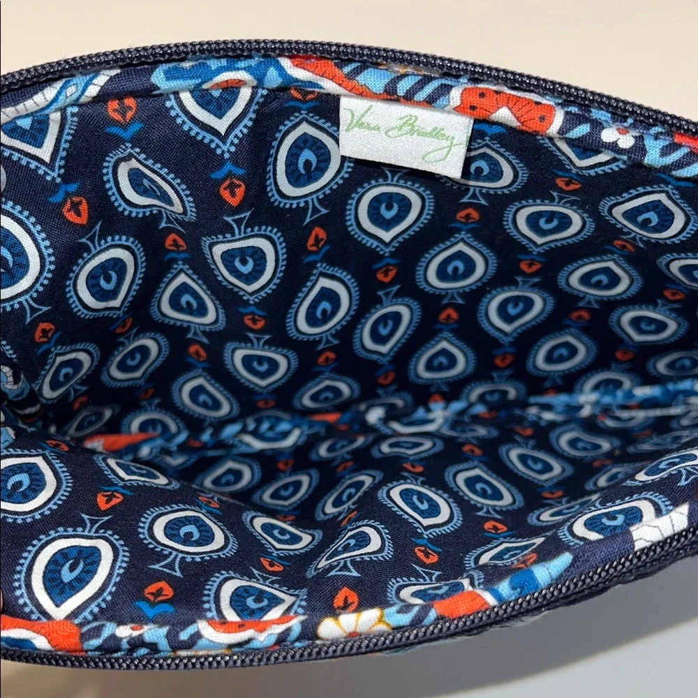 Vera Bradley Navy and Orange Paisley Tech Sleeve